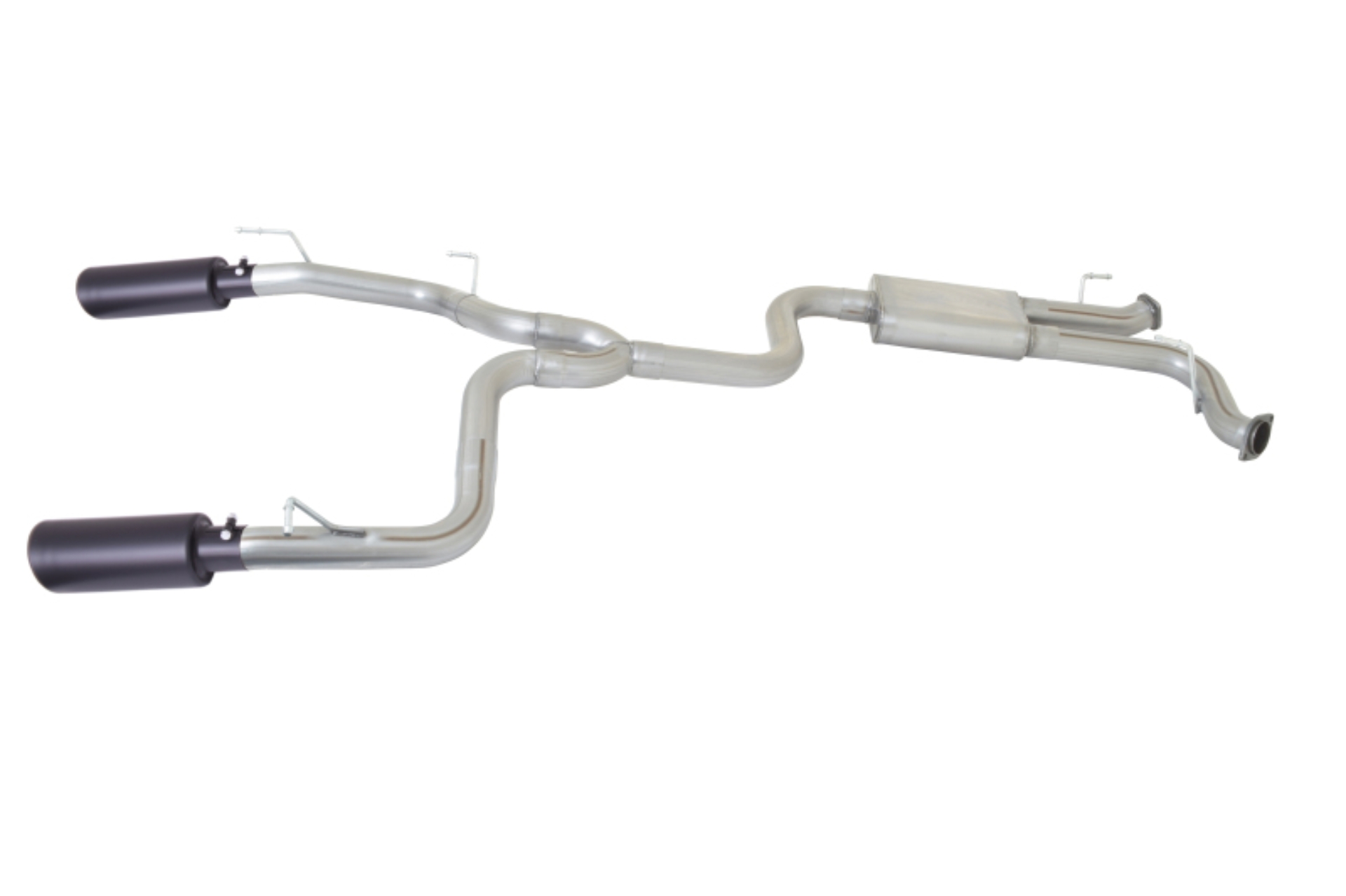 Picture of Gibson 2017 Toyota Land Cruiser Base 5.7L 3in Cat-Back Dual Split Exhaust - Black Elite