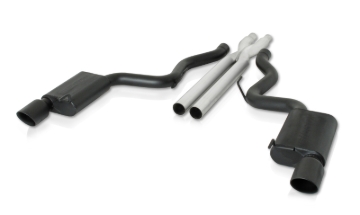 Picture of Gibson 2015 Ford Mustang GT Premium 5.0L 3in Cat-Back Dual Exhaust - Black Elite (Ceramic)