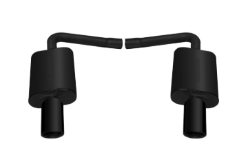 Picture of Gibson 15-18 Ford Explorer Base 3.5L 2.25in Axle-Back Dual Exhaust - Black Elite
