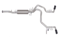Picture of Gibson 07-12 Chevrolet Avalanche LS 5.3L 2.25in Cat-Back Dual Extreme Exhaust - Black Elite