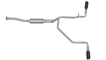 Picture of Gibson 15-22 Chevrolet Colorado LT 2.5L 2.25in Cat-Back Dual Extreme Exhaust - Black Elite