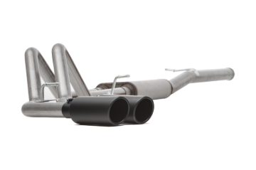 Picture of Gibson 10-13 Chevrolet Silverado 1500 LT 4.8L 2.25in Cat-Back Dual Sport Exhaust - Black Elite