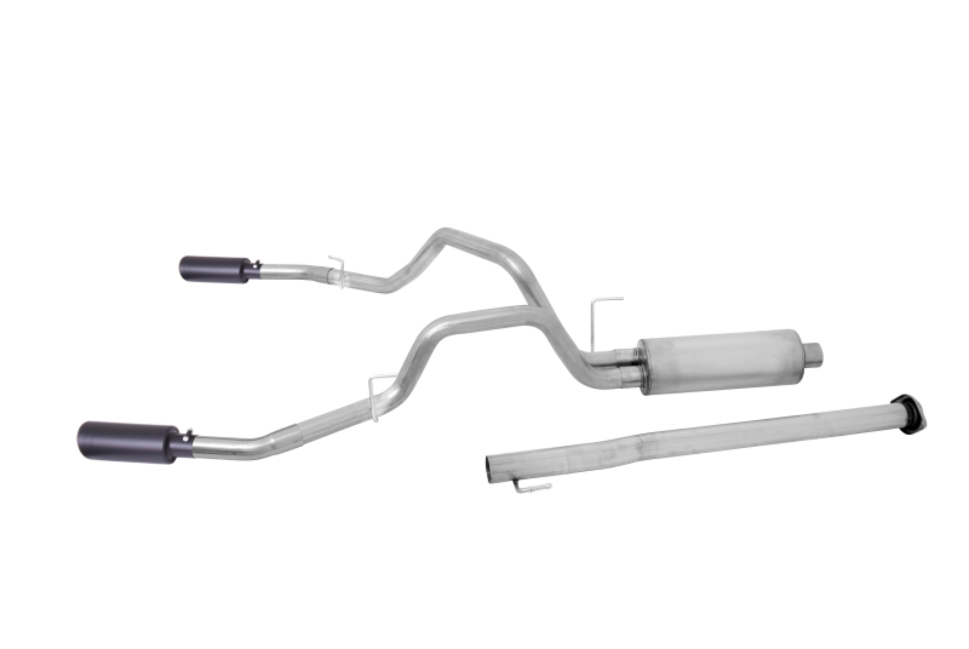 Picture of Gibson 11-19 Chevrolet Silverado 2500 HD LT 6.0L 3in Cat-Back Dual Split Exhaust - Black Elite