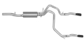 Picture of Gibson 15-18 Chevrolet Tahoe LS 5.3L 2.25in Cat-Back Dual Split Exhaust - Black Elite