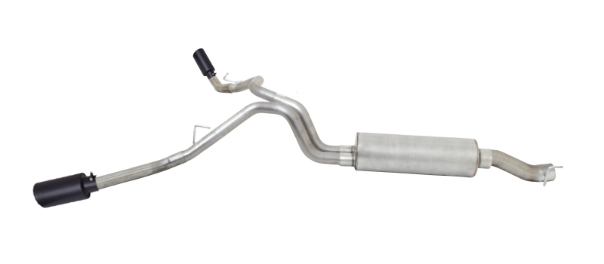 Picture of Gibson 14-17 Ram 2500 Big Horn 6.4L 2.5in Cat-Back Dual Extreme Exhaust - Black Elite