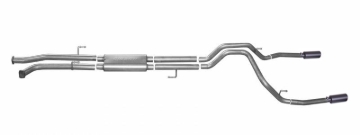 Picture of Gibson 08-13 Toyota Tundra Base 5.7L 2.5in Cat-Back Dual Split Exhaust - Black Elite