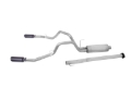 Picture of Gibson 15-19 Ford F-150 XL 5.0L 3in/2.5in Cat-Back Dual Split Exhaust - Black Elite