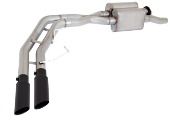Picture of Gibson 17-19 Ford F-150 Raptor 3.5L 3in Cat-Back Super Truck Exhaust - Black Elite