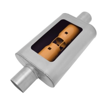 Picture of Gibson MWA 3in. Offset/ 3in. Center 14in. Oval Muffler