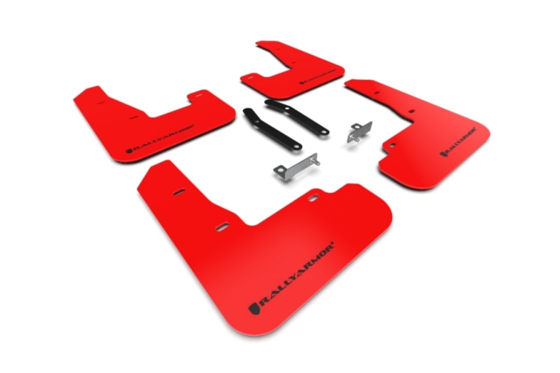 Picture of Rally Armor RAL UR Red Flap/Blk Logo Mud Flaps - MF59-UR-RD/BLK