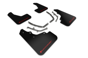 Picture of Rally Armor 19-26 Mazda3 Hatchback Black UR Mud Flap w/Red Logo
