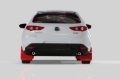 Picture of Rally Armor RAL UR Blk Flap/Wht Logo Mud Flaps - MF61-UR-BLK/WH