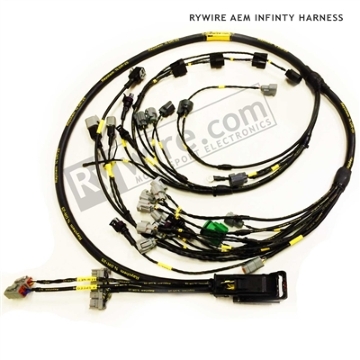 Picture of Rywire Honda B-Series AEM Infinity 508 MS Engine Harness w/K20 Coils/OBD2 Alt/EV14 Inj (Adapter Req)