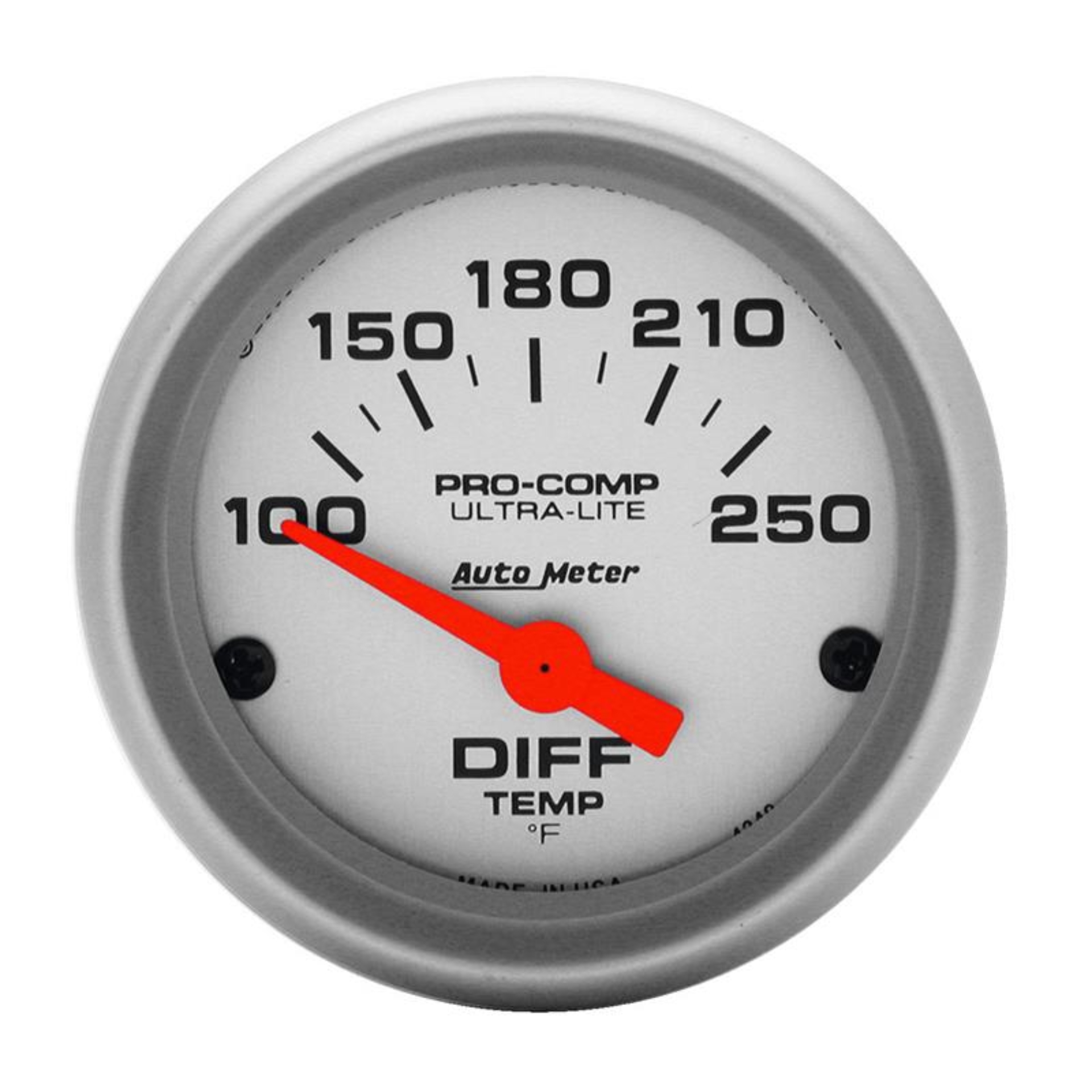 Picture of Autometer Ultra-Lite 52mm 100-250 Deg F Electronic Differential Temperature Gauge