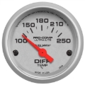 Picture of Autometer Ultra-Lite 52mm 100-250 Deg F Electronic Differential Temperature Gauge