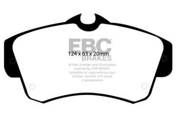 Picture of EBC Redstuff Brake Pad Sets - DP31357C