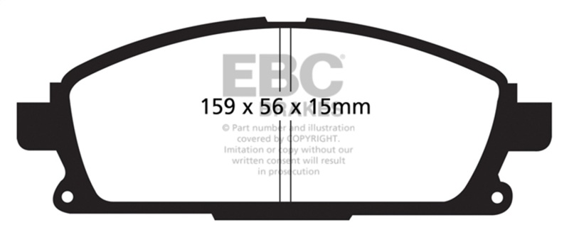 Picture of EBC Yellowstuff Brake Pad Sets - DP41861R
