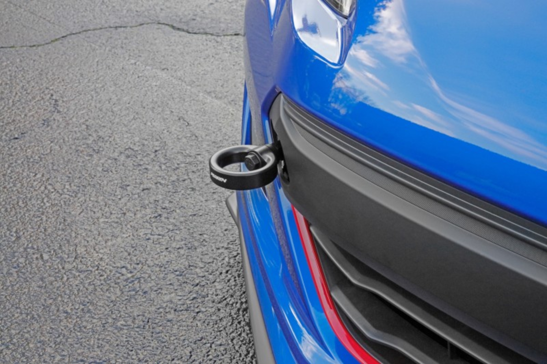 Picture of PERRIN 18-21 Subaru WRX & STI / 13-25 BRZ / 17-20 Toyota 86 Tow Hook Kit (Front) - Flat Black