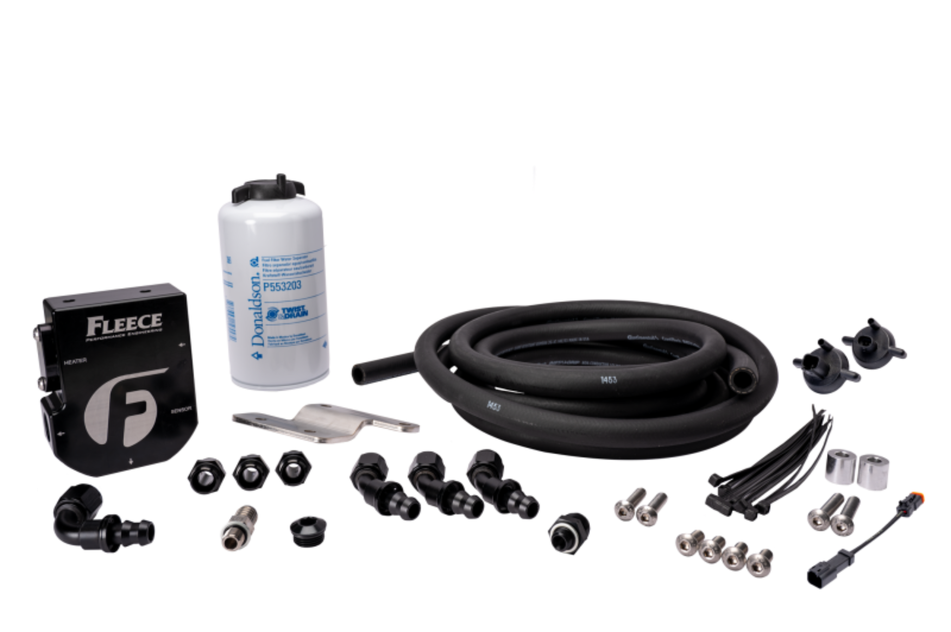 Picture of Fleece Performance 03-18 Dodge Cummins Auxiliary Fuel Filter Kit