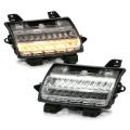 Picture of ANZO 18-19 Jeep Wrangler JL Halogen Chrome Clear w/ Sequential Signal