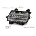 Picture of ANZO 18-19 Jeep Wrangler JL Halogen Chrome Clear w/ Sequential Signal
