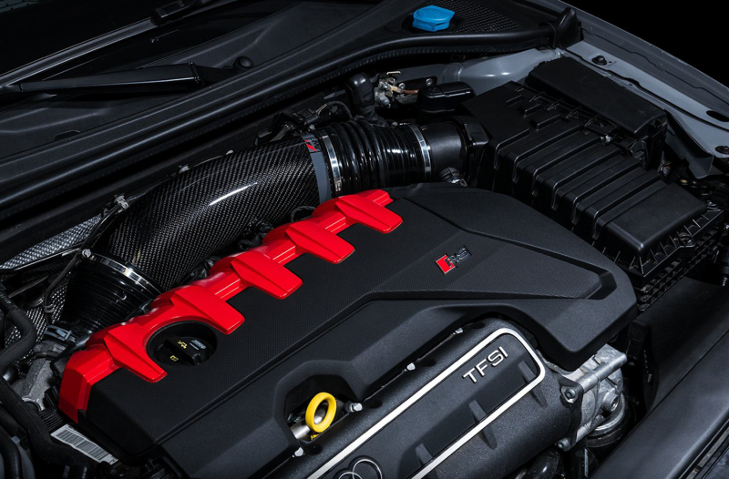 Picture of AWE Tuning Audi RS3 / TT RS 4.5in S-FLO Carbon Inlet Tube