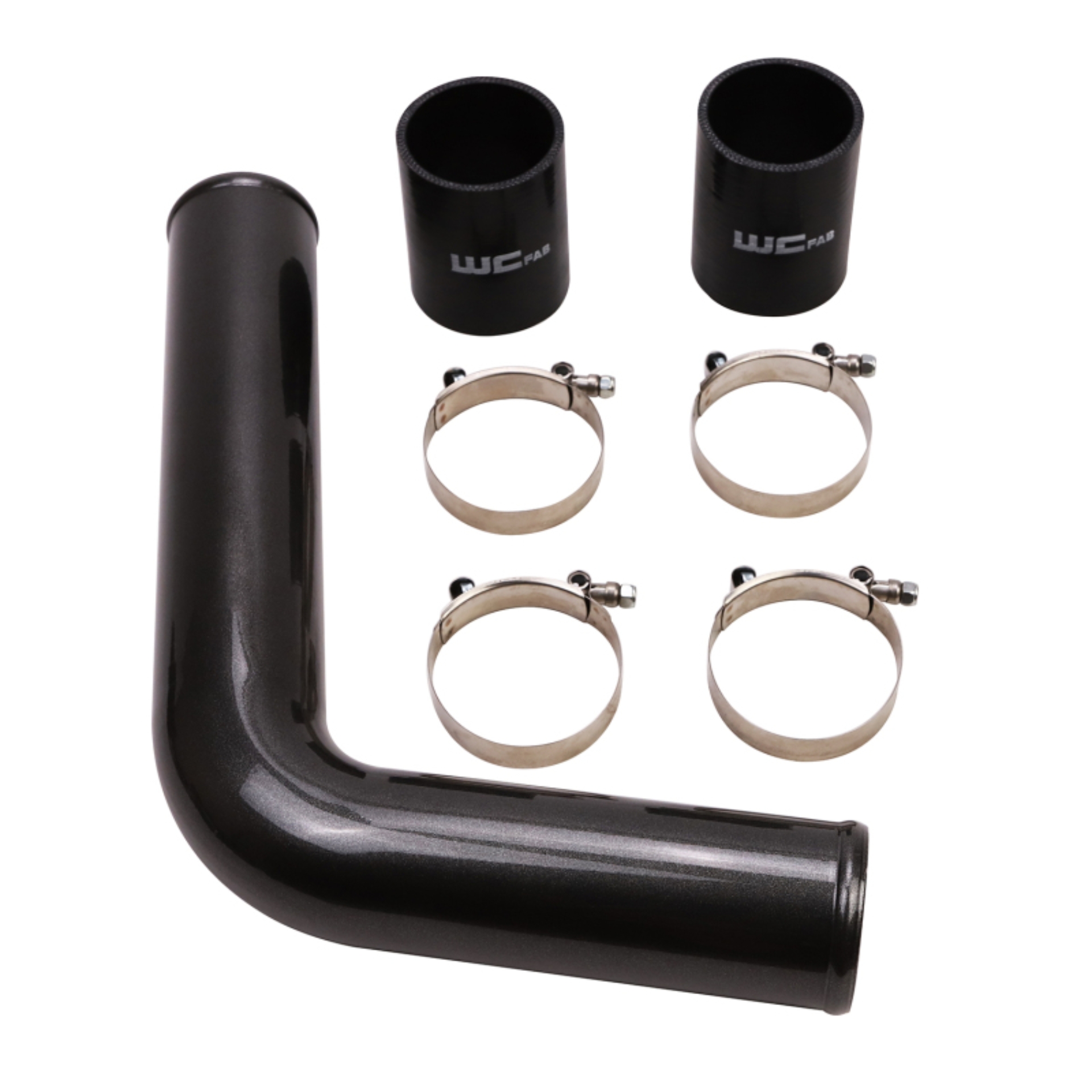 Picture of Wehrli 03-07 Dodge 5.9L Cummins Driver Side 3in Replacement Intercooler Pipe - WCFab Red