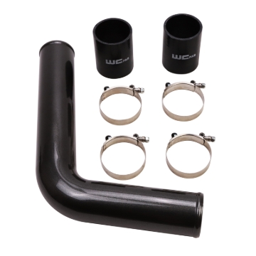 Picture of Wehrli 03-07 Dodge 5.9L Cummins Driver Side 3in Replacement Intercooler Pipe - WCFab Red