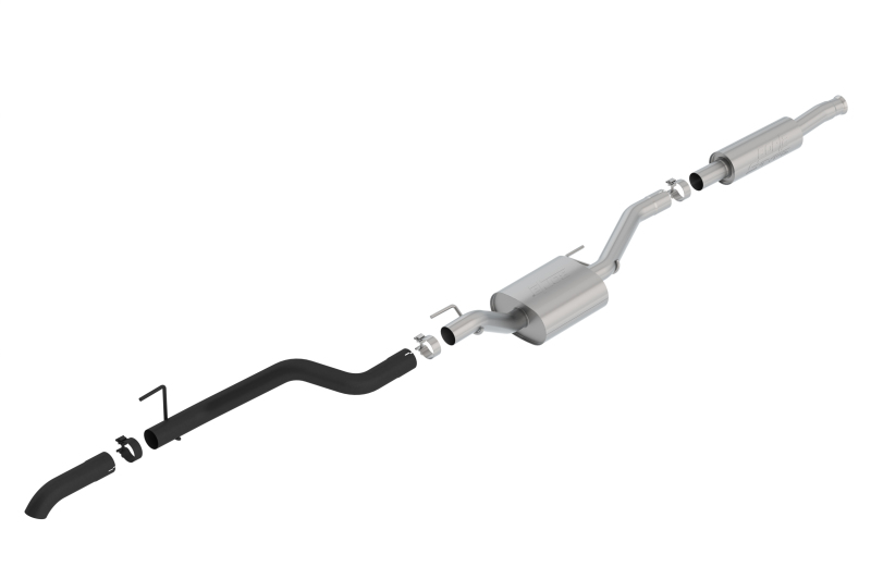 Picture of Borla 2020 Jeep Gladiator JT 3.6L V6 AWD S-Type Climber Catback w/ Black Turndown Tip