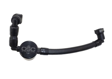 Picture of J&L 11-17 Ford Mustang V6 Passenger Side Oil Separator 3.0 V2 - Black Anodized
