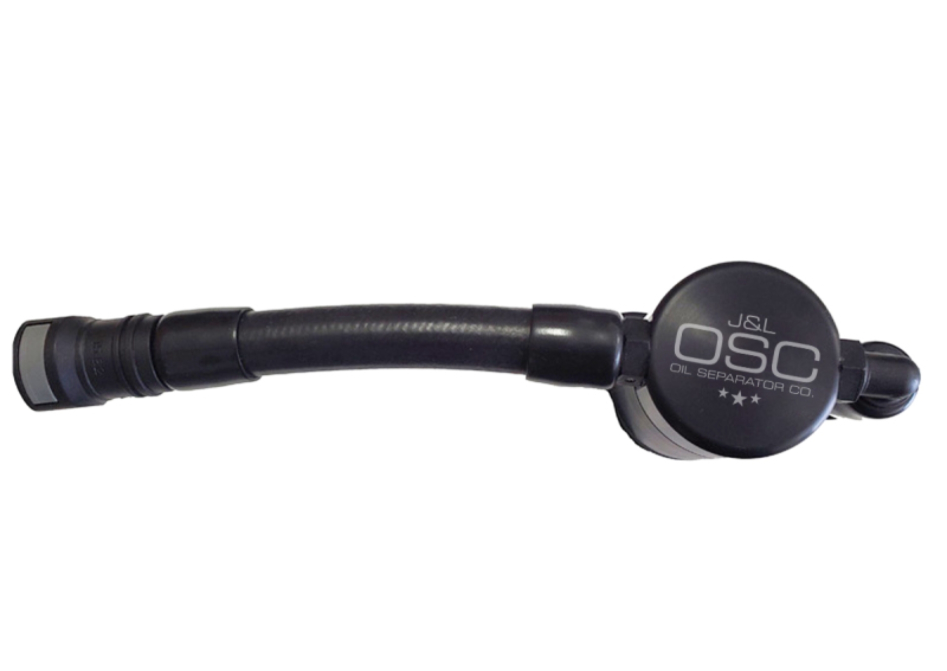 Picture of J&L 05-10 Ford Mustang GT Driver Side Oil Separator 3.0 V2 - Black Anodized