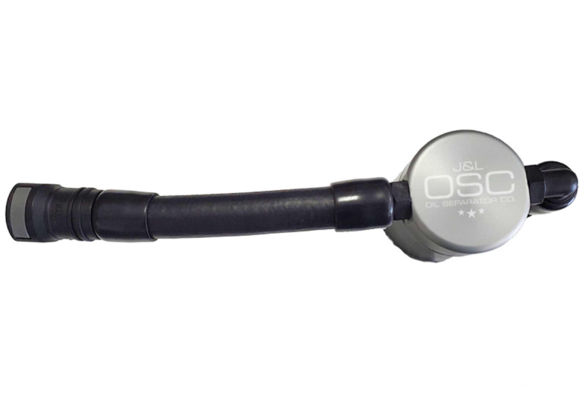 Picture of J&L 05-10 Ford Mustang GT Driver Side Oil Separator 3.0 V2 - Clear Anodized