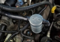 Picture of J&L 05-10 Ford Mustang GT Driver Side Oil Separator 3.0 V2 - Clear Anodized