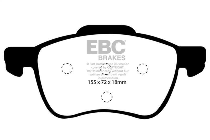 Picture of EBC Yellowstuff Brake Pad Sets - DP41229R