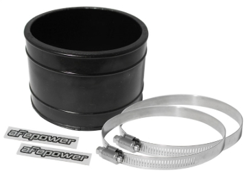 Picture of aFe Magnum FORCE Cold Air Intake System Spare Parts Kit (4in ID x 3in L) Straight Coupler - Black