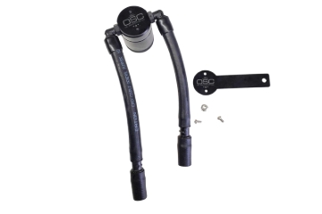 Picture of J&L 13-19 Ford Fusion 1.5L EcoBoost Oil Separator 3.0 Passenger Side - Black Anodized