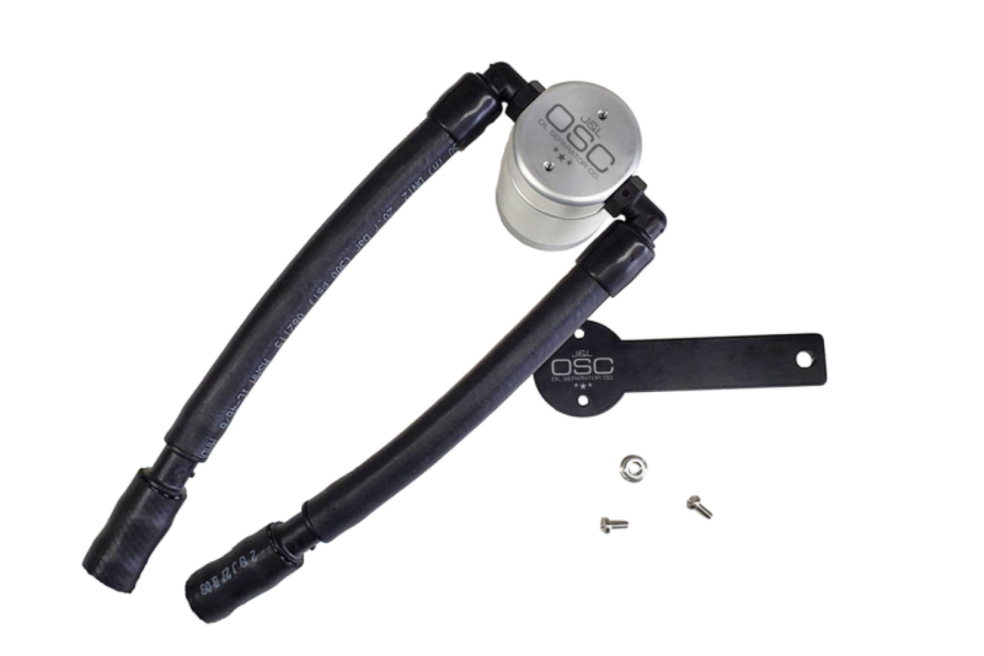 Picture of J&L 13-19 Ford Fusion 1.5L EcoBoost Oil Separator 3.0 Passenger Side - Clear Anodized