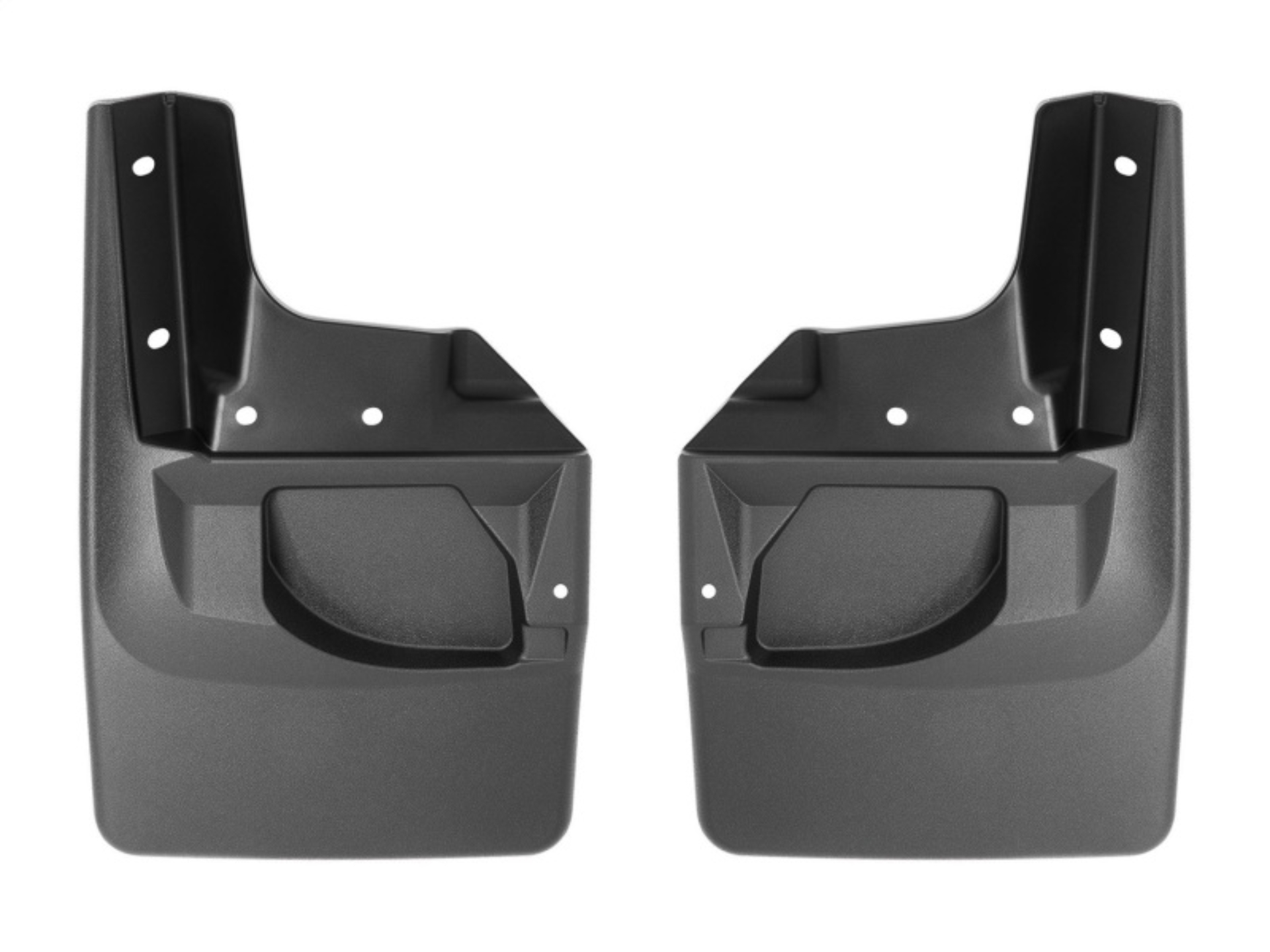 Picture of WeatherTech 18+ Jeep Wrangler JL No Drill Mudflaps - Black
