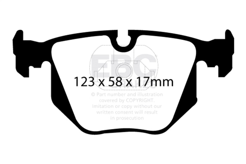 Picture of EBC Yellowstuff Brake Pad Sets - DP41118R