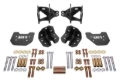 Picture of BMR 79-04 Mustang Rear Coilover Conversion Kit w/ Control Arm Bracket - Black Hammertone