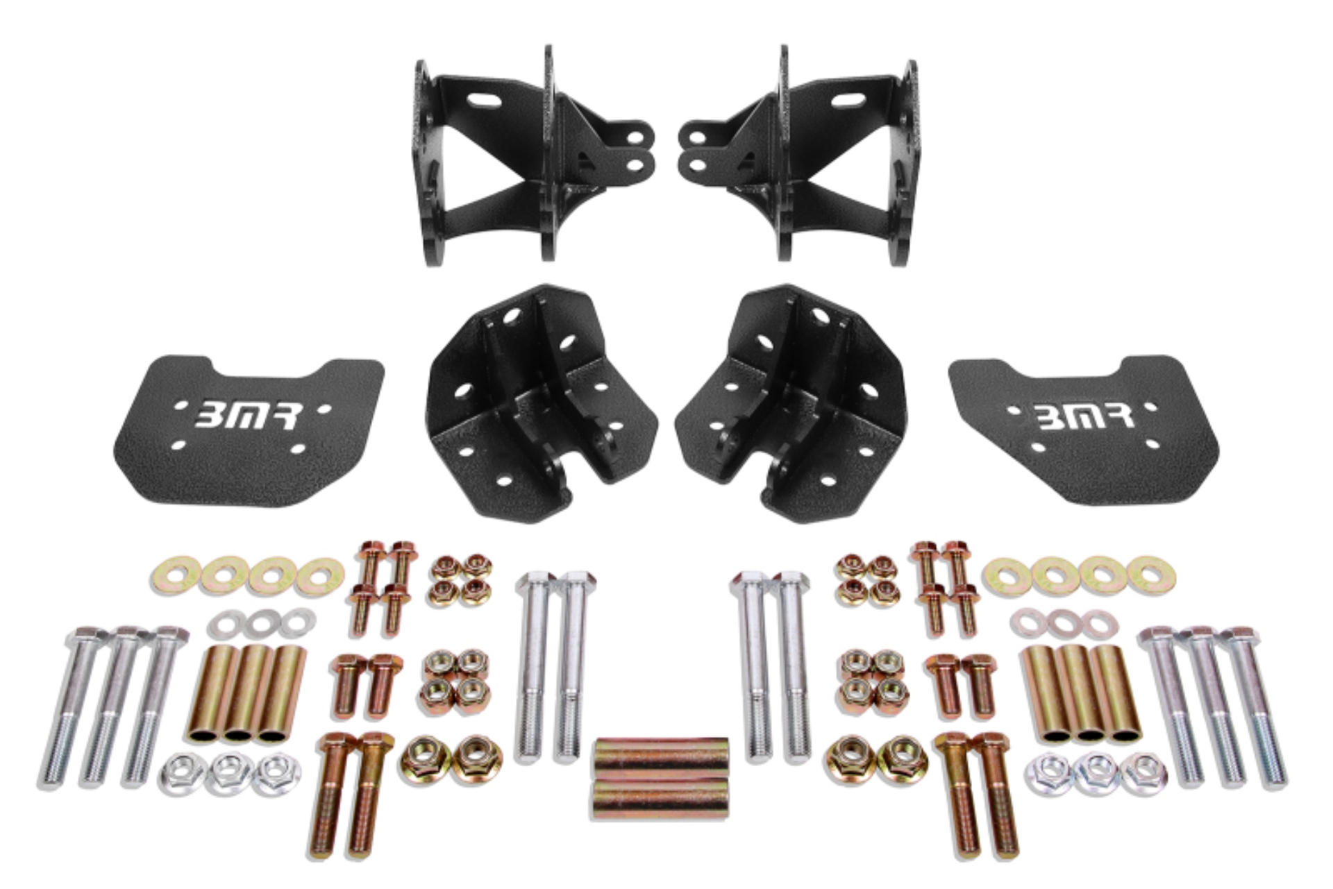 Picture of BMR 79-04 Mustang Rear Coilover Conversion Kit w/ Control Arm Bracket - Black Hammertone