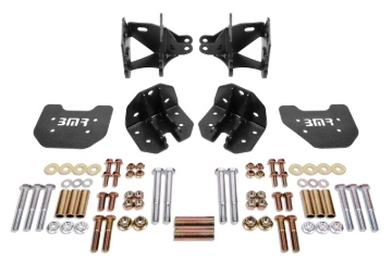 Picture of BMR 79-04 Mustang Rear Coilover Conversion Kit w/ Control Arm Bracket - Black Hammertone