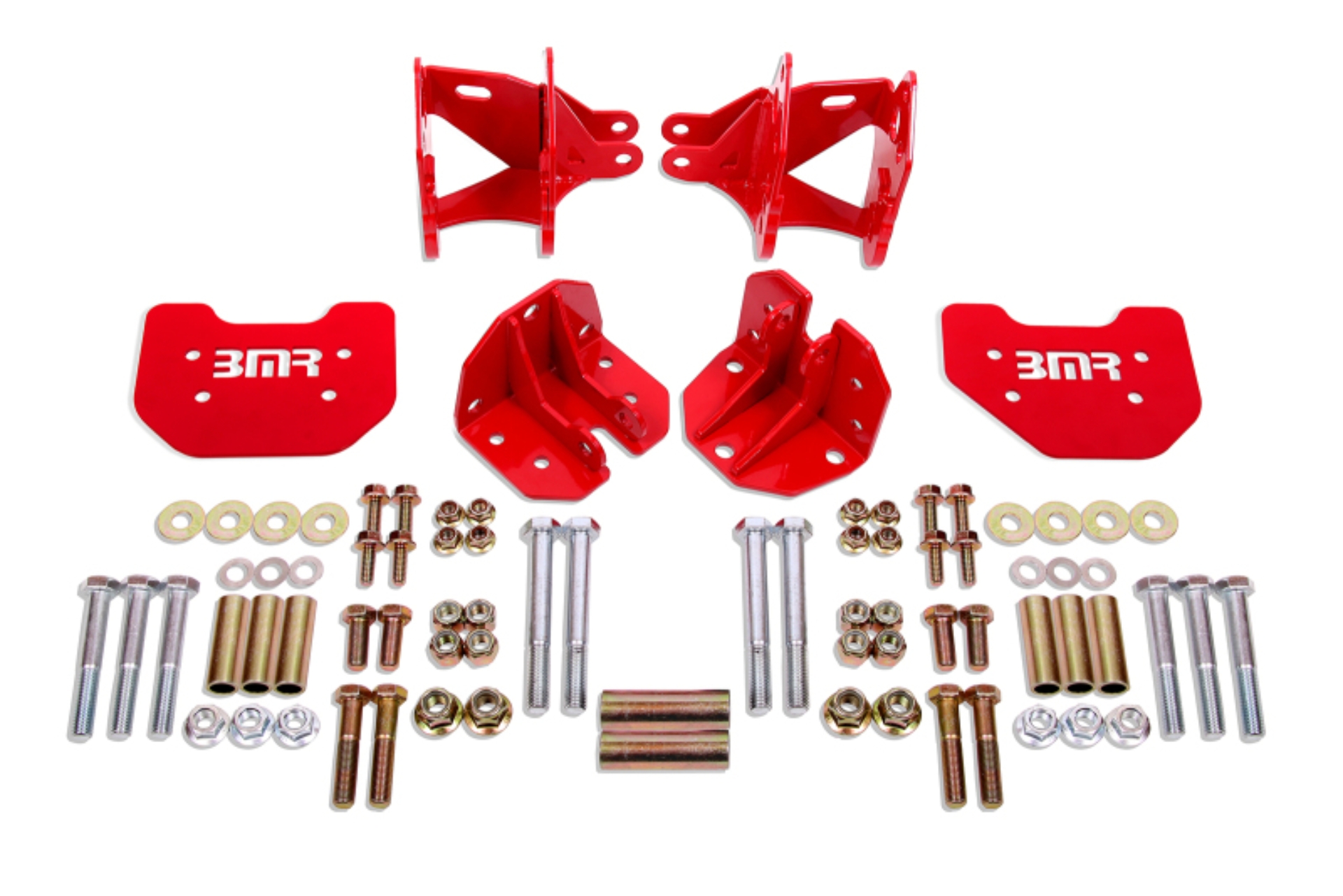 Picture of BMR 79-04 Mustang Rear Coilover Conversion Kit w/ Control Arm Bracket - Red
