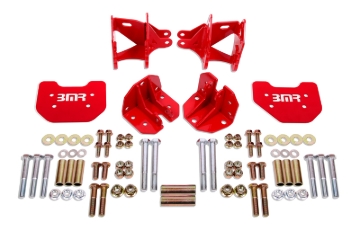 Picture of BMR 79-04 Mustang Rear Coilover Conversion Kit w/ Control Arm Bracket - Red