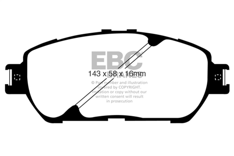 Picture of EBC Redstuff Brake Pad Sets - DP31674C
