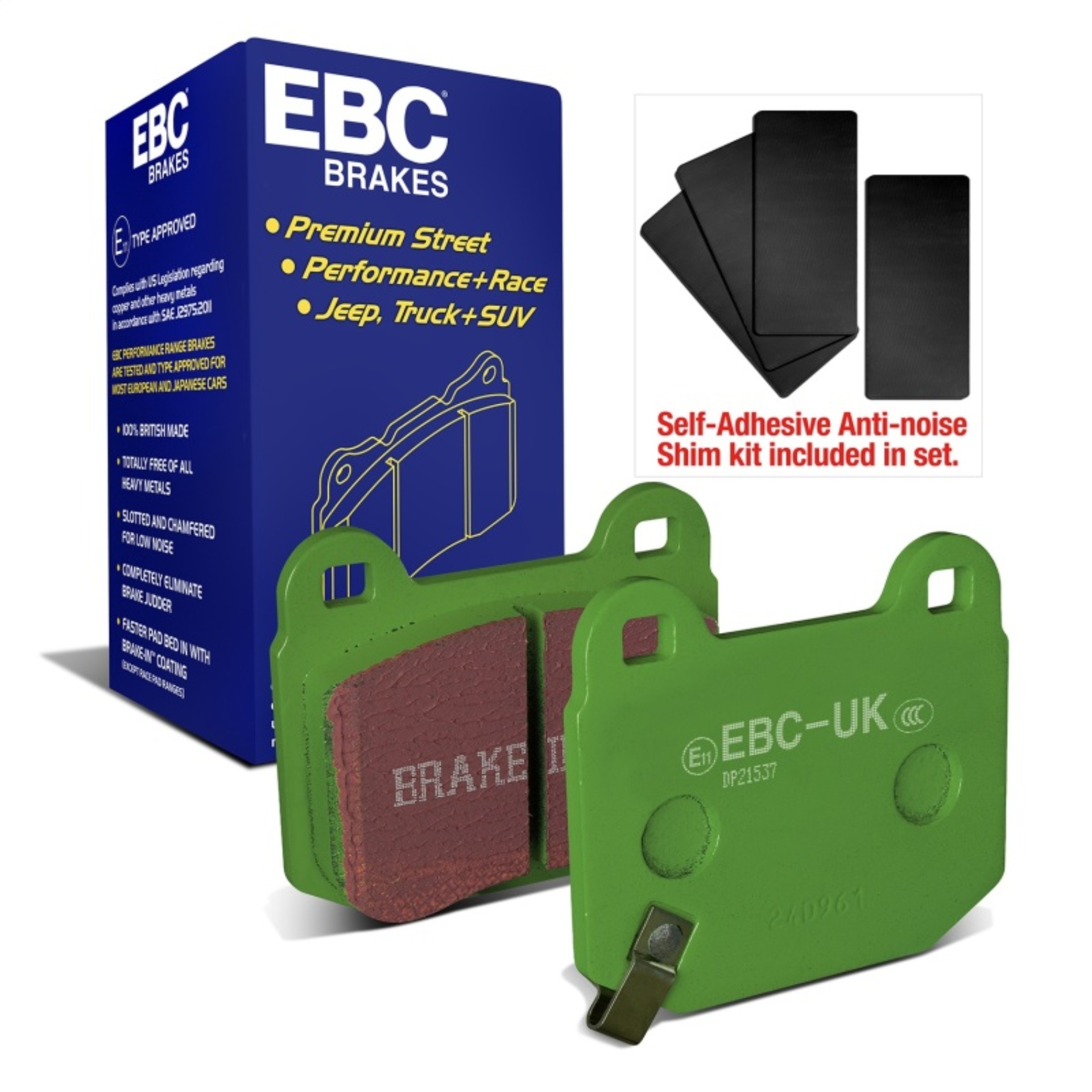 Picture of EBC Greenstuff Brake Pad Sets - DP21537