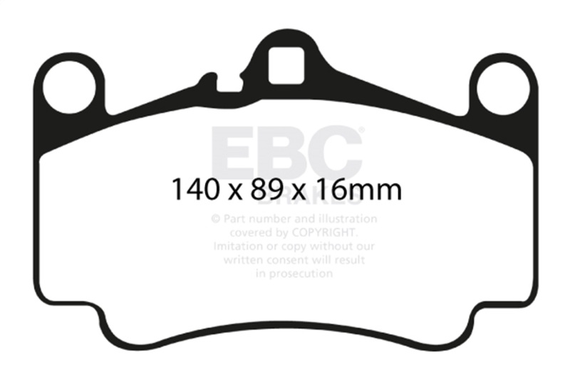 Picture of EBC Yellowstuff Brake Pad Sets - DP41515R