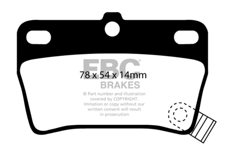 Picture of EBC Ultimax2 Brake Pad Sets - UD1051