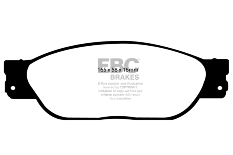 Picture of EBC Yellowstuff Brake Pad Sets - DP41220/2R