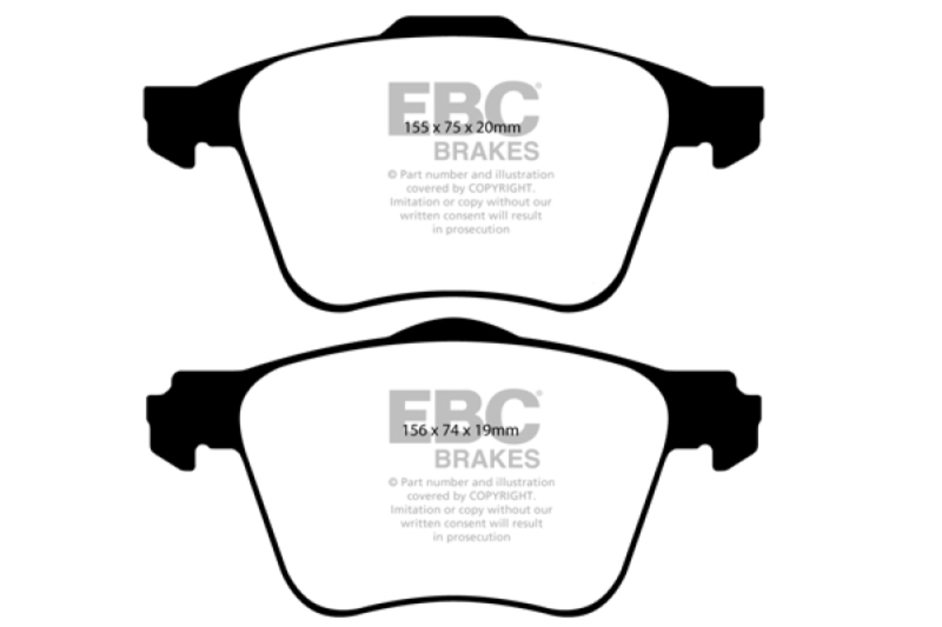 Picture of EBC Redstuff Brake Pad Sets - DP31690C